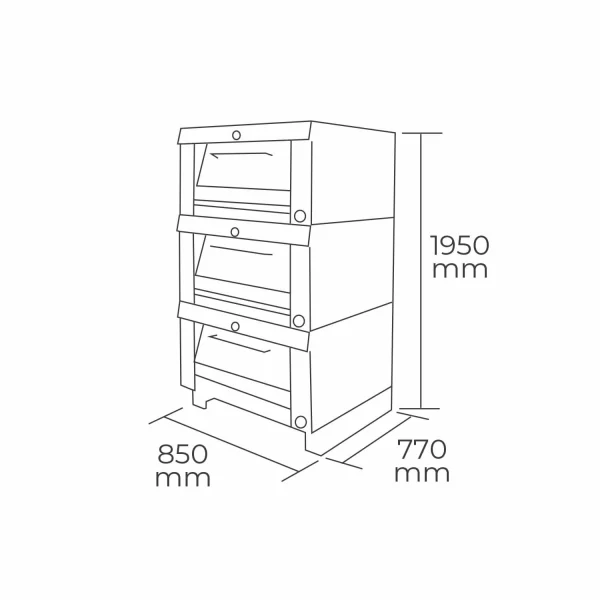 Horno 3 Cámaras