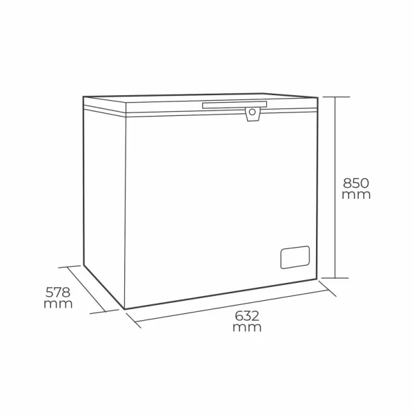 Congelador Dual tapa dura 145 Lts
