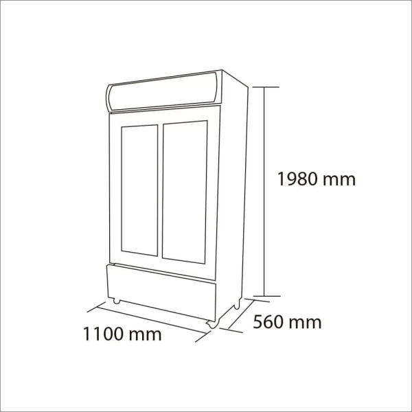 VISICOOLER 800 Lts